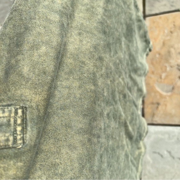 Hand Dyed Reworked Long Sleeve Henley - Picture 4 of 11